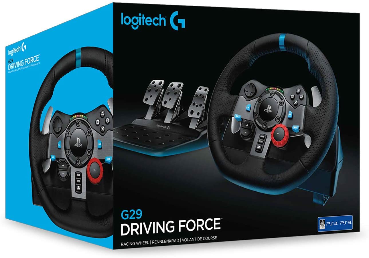 VOLANTE G29 DRIVING FORCE ALAMBRICO Logitech G29 PARA PS4 PS3 Y PC